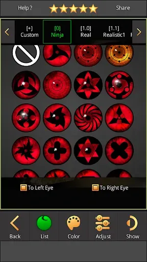 Скриншот 6 — FoxEyes - Change Eye Color
