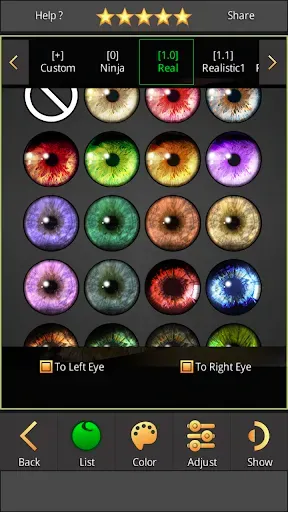 Скриншот 7 — FoxEyes - Change Eye Color