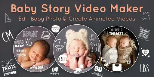 Скриншот 1 — Baby Story Photo Video Maker