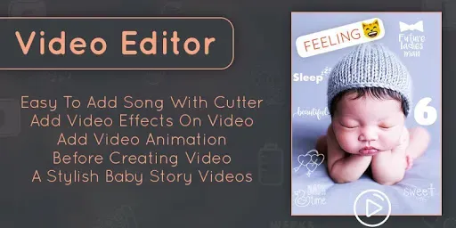 Скриншот 6 — Baby Story Photo Video Maker