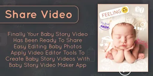 Скриншот 8 — Baby Story Photo Video Maker