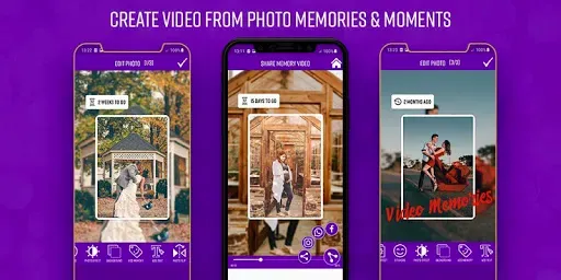 Скриншот 1 — Memories Photo Video Maker
