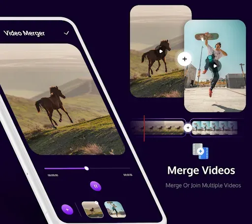 Скриншот 3 — Video Editor - Merger & Joiner
