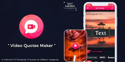 Скриншот 1 — Video Quotes Maker With Music
