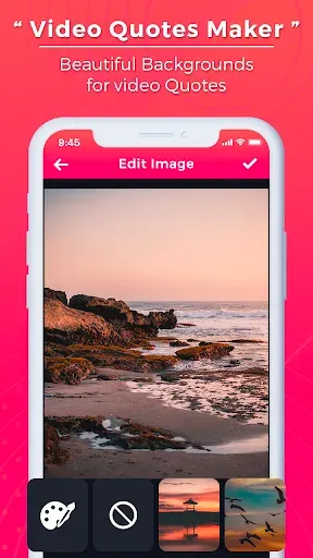 Скриншот 2 — Video Quotes Maker With Music