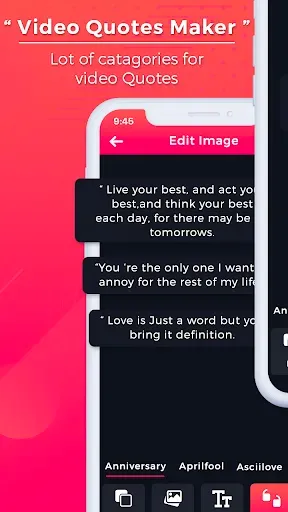 Скриншот 4 — Video Quotes Maker With Music