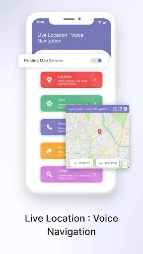 Скриншот 1 — Live Location Voice Navigation