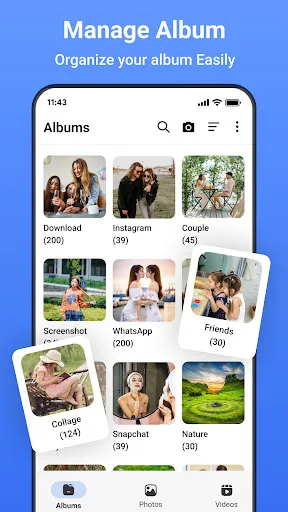Скриншот 1 — Gallery - Photo Vault & Album