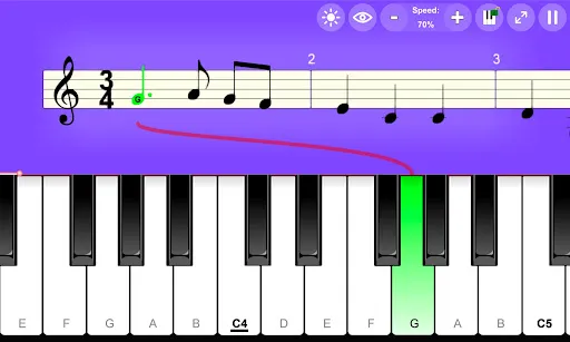 Скриншот 1 — To Piano
