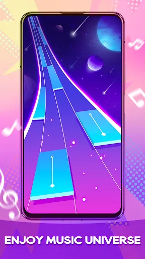 Скриншот 2 — Piano Music Heart: Pop Tiles