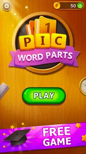 Скриншот 7 — 1 Pic Word Parts - Word Puzzle