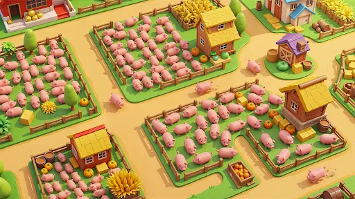 Скриншот 1 — СВИНКА ГОНИ: Pig Jam Farm