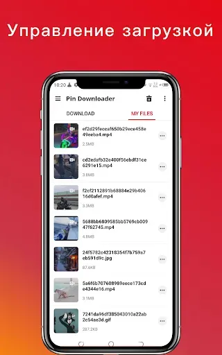 Скриншот 3 — Загрузчик видео для Pinterest