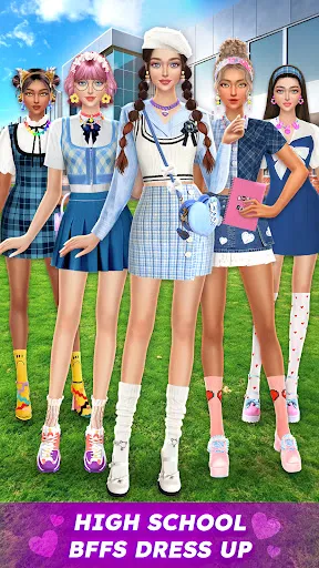 Скриншот 1 — Fashion Dress Up & Makeup Girl