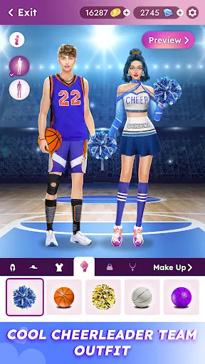 Скриншот 2 — Fashion Dress Up & Makeup Girl