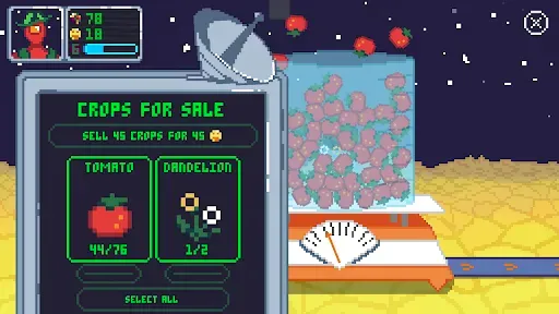 Скриншот 4 — Pixel Farm: Space Adventure
