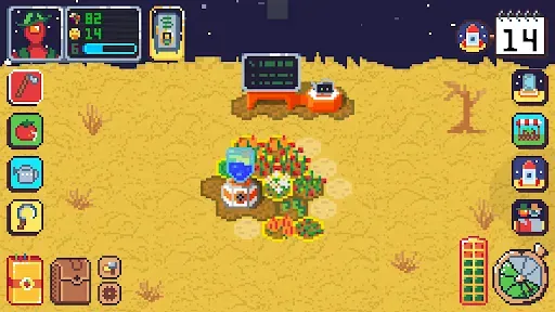 Скриншот 5 — Pixel Farm: Space Adventure