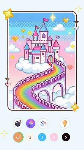 Скриншот 3 — Coloring Pixel: Pixel Art дети