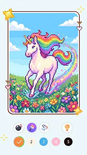 Скриншот 5 — Coloring Pixel: Pixel Art дети