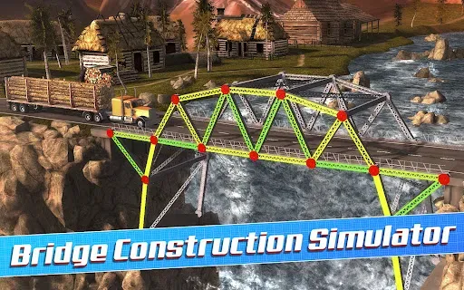 Скриншот 7 — Bridge Construction Simulator