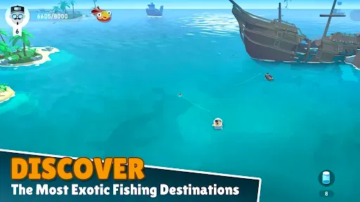Скриншот 1 — Creatures of the Deep: Fishing
