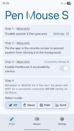 Скриншот 1 — PenMouse S
