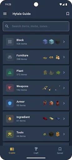 Скриншот 1 — Hytale - Guide, Mobs, Crafting