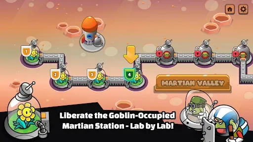 Скриншот 2 — Plants vs Goblins 9: Mars