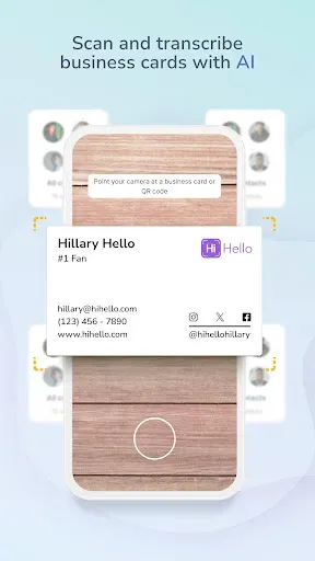 Скриншот 6 — Цифровые визитки HiHello