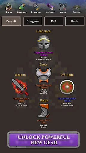 Скриншот 5 — Orna: GPS RPG Turn-based Game
