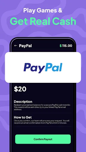 Скриншот 1 — PlayZone: Play & Earn Money