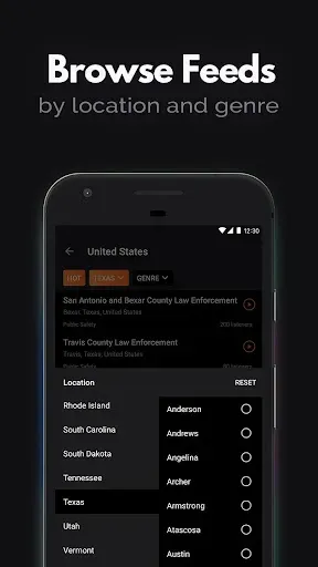Скриншот 3 — Police Scanner - Live Radio