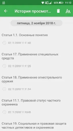 Скриншот 7 — Закон о частной охране