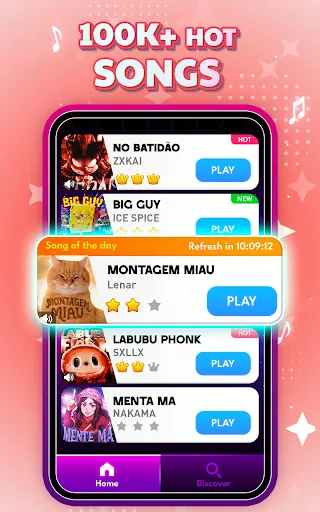 Скриншот 6 — Piano Tap: Rush Song Game