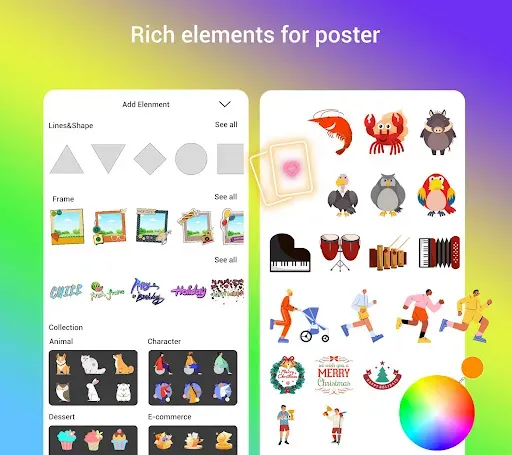 Скриншот 8 — Poster Maker, Flyer Maker, Art