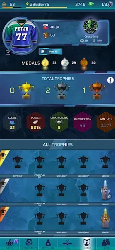 Скриншот 3 — PowerPlay: Ice Hockey PvP Game
