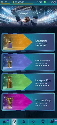 Скриншот 4 — PowerPlay: Ice Hockey PvP Game