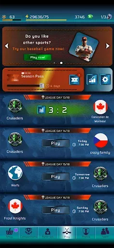 Скриншот 8 — PowerPlay: Ice Hockey PvP Game