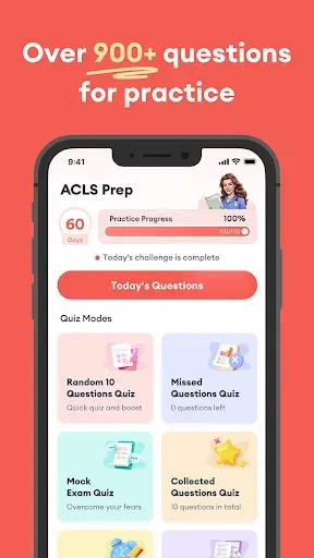 Скриншот 1 — ACLS Exam Practice 2026