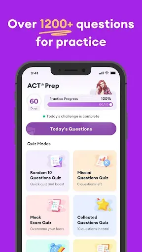 Скриншот 1 — ACT Test Prep 2026