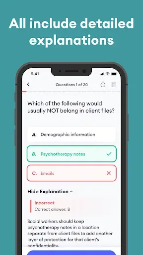 Скриншот 3 — ASWB Exam Prep Practice 2026