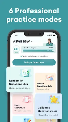 Скриншот 7 — ASWB Exam Prep Practice 2026