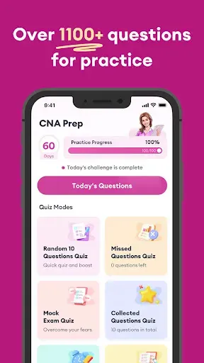 Скриншот 1 — CNA Exam Prep 2026