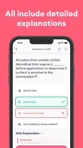 Скриншот 2 — Esthetician Exam Practice 2026