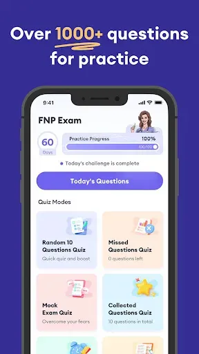 Скриншот 1 — FNP Test Prep 2026