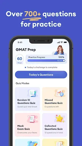 Скриншот 1 — GMAT Exam Practice 2026