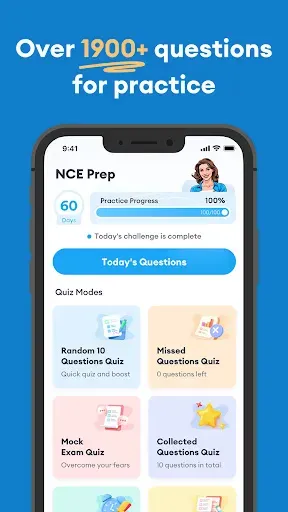 Скриншот 1 — NCE Exam Prep 2026