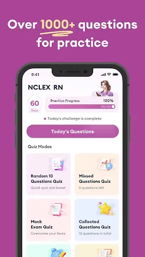 Скриншот 1 — NCLEX RN Test Prep 2026