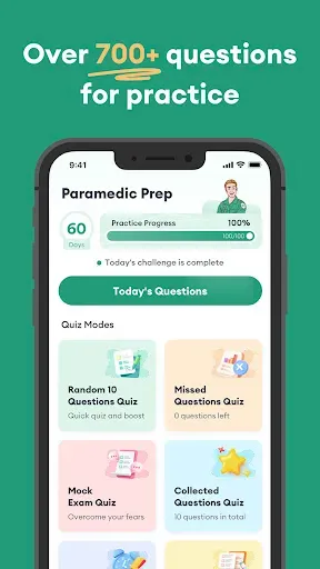Скриншот 1 — Paramedic Test Prep 2026