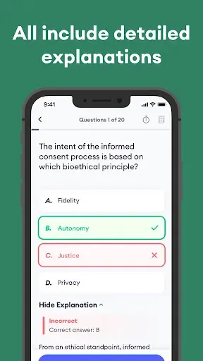 Скриншот 2 — PCCN Exam Practice 2026
